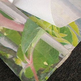 Double sides mesh banner